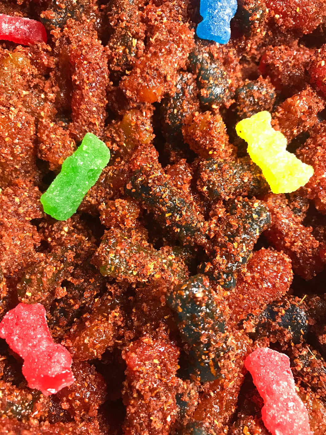 Sour Patch Ninos.                                                                       Spicy Enchilados