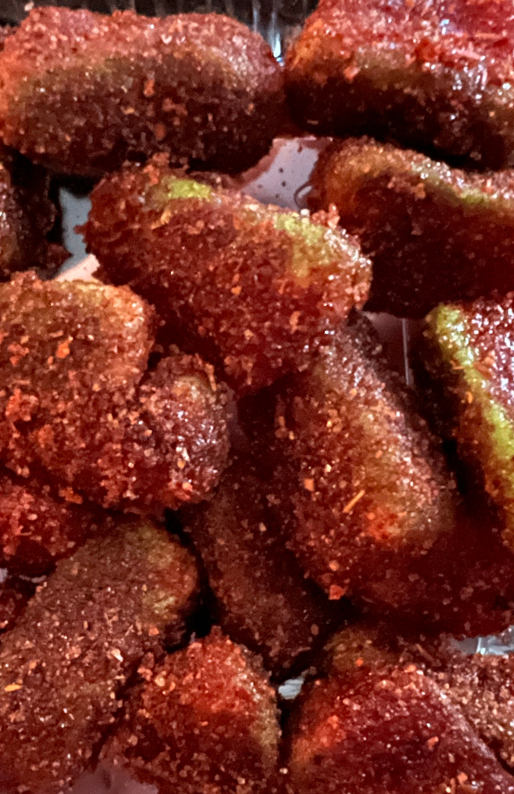 Big Watermelon Slices.                                                               Spicy Enchilados